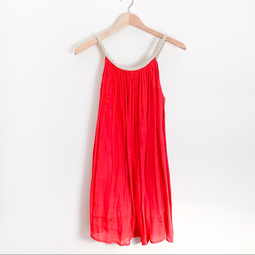 Altar’d State Coral And Gold Dress